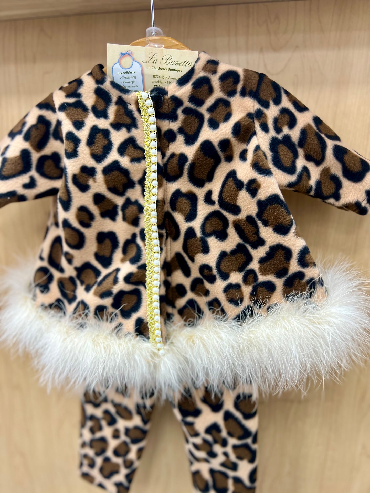 Leopard 3pc pants set by Katie Rose