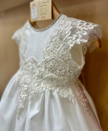 Piccolo Bacio Maggie christening Dress