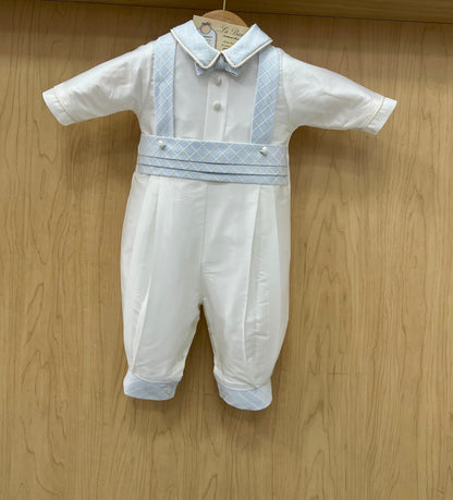 Blue Roland christening suit