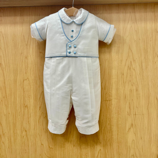 Piccolo Bacio Blue Willie christening suit