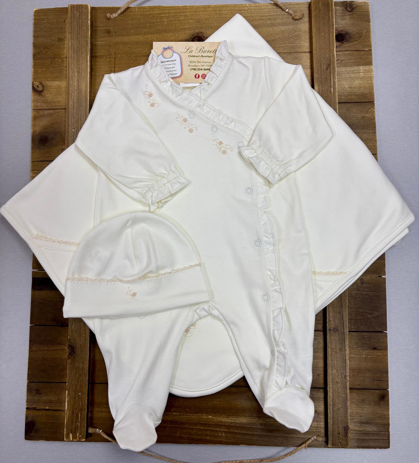 Ivory Baby Take-Me-Home 3-Piece Set