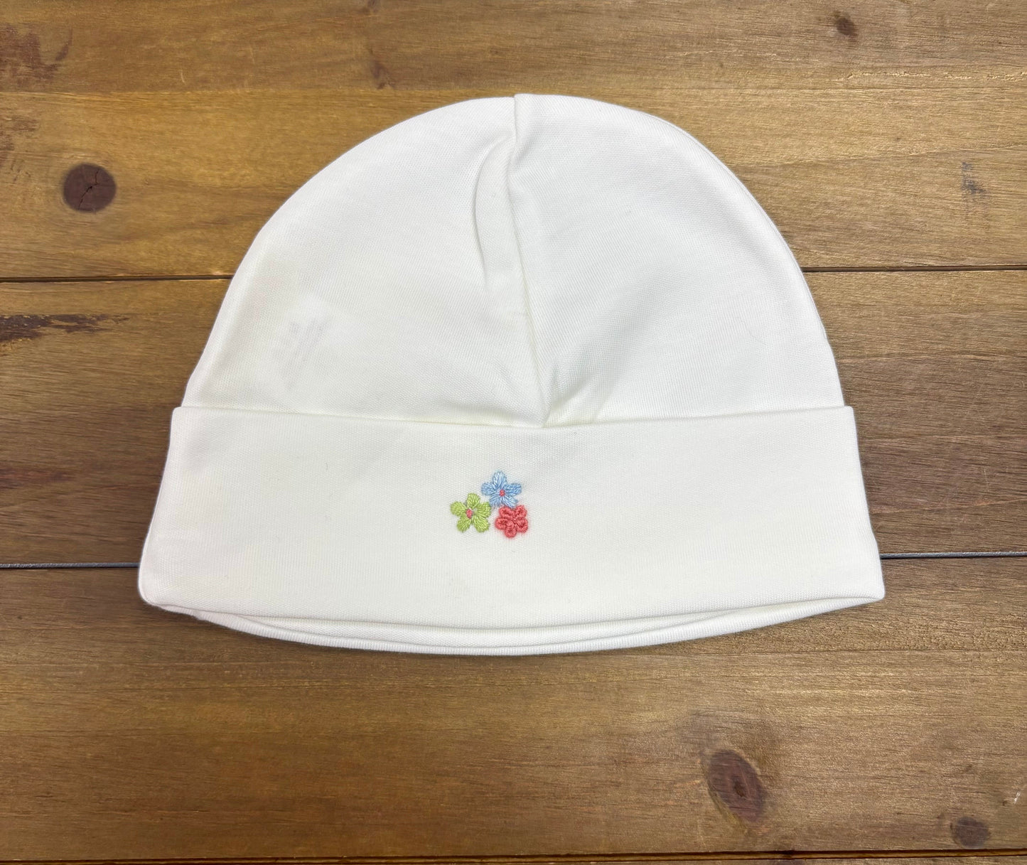 Baby Girl Floral Embroidery Take-Home Set —4 Piece