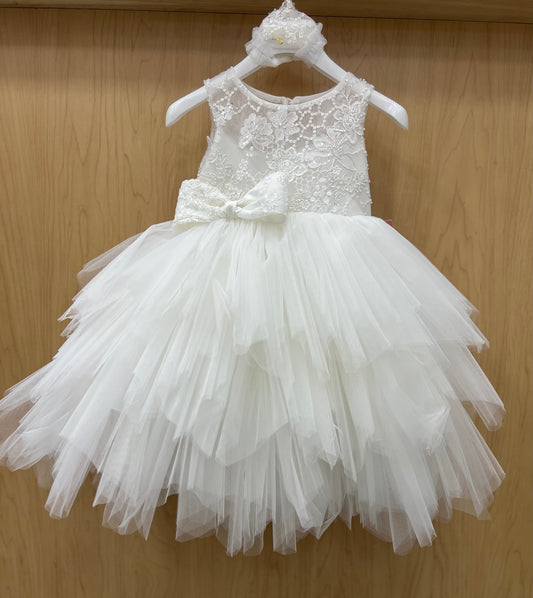 Dolce Bambini short Christening Dress | The flower dress | Brooklyn shopping