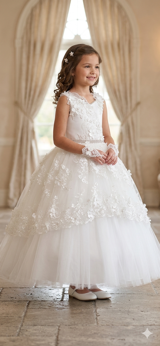 Piccolo Bacio Communion Dress Geraldine