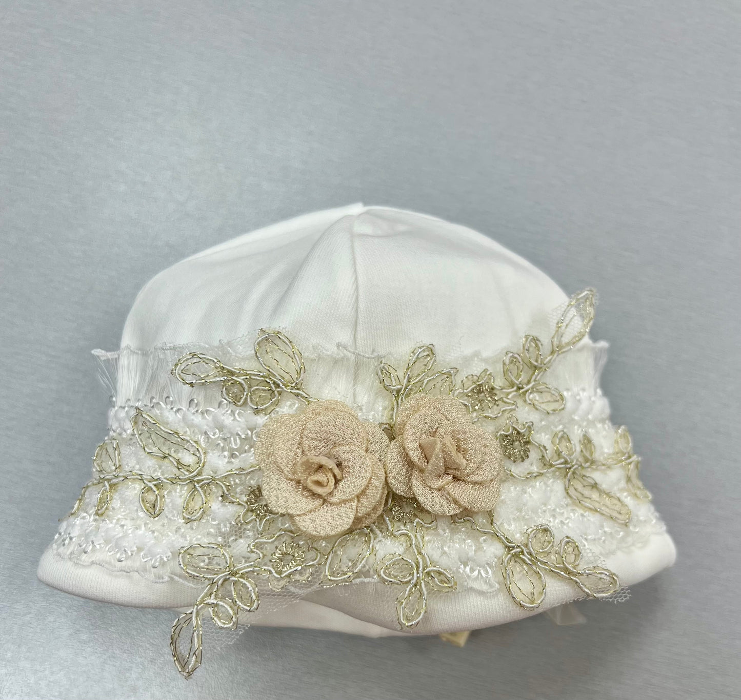 Baby Girl ivory &  Gold take me home set