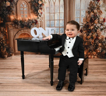 Bimbalo Italian Black & white Tuxedo made in Italy