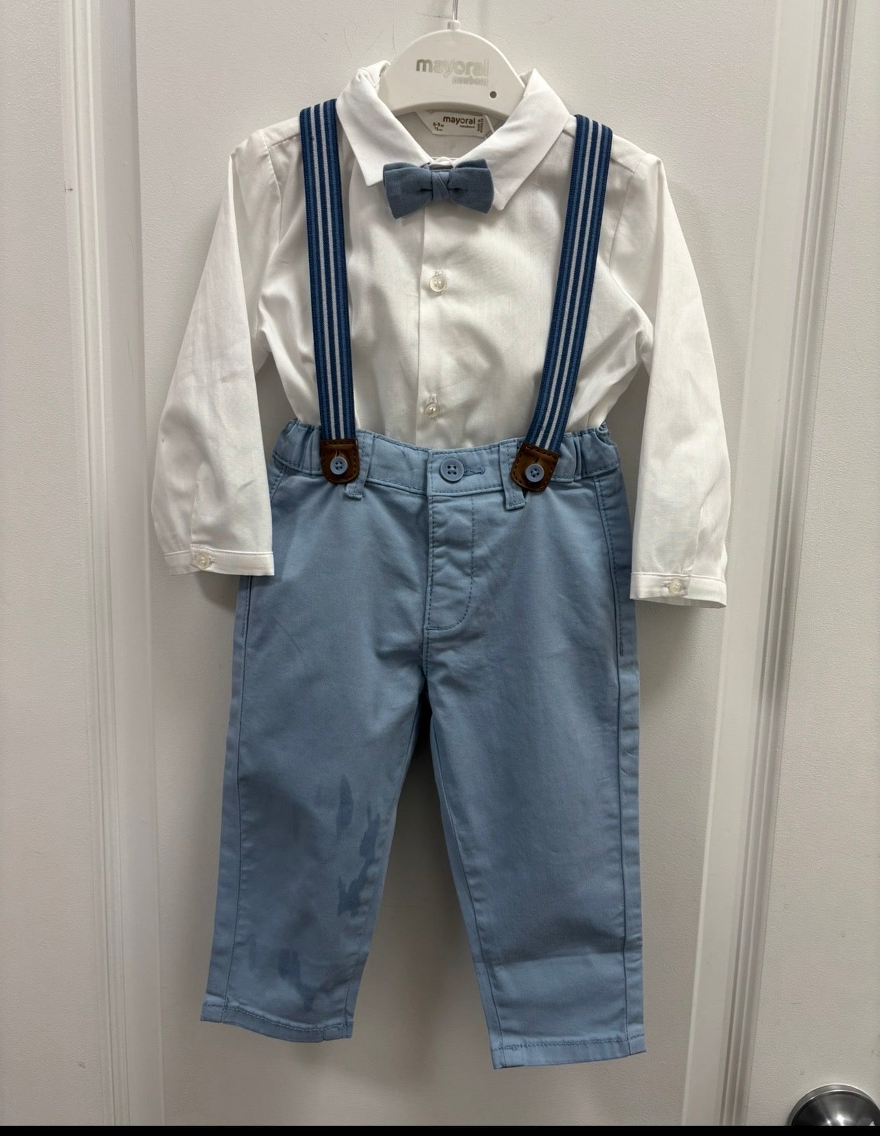 Boys' Suspender Set with Bow Tie