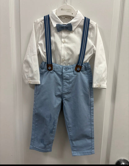 Boys' Suspender Set with Bow Tie