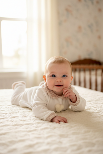 Little & Luxe — Baby Girl Velour 2-Piece Pants Set