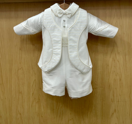 Fredrick Baptism shorts Suit 100% Silk