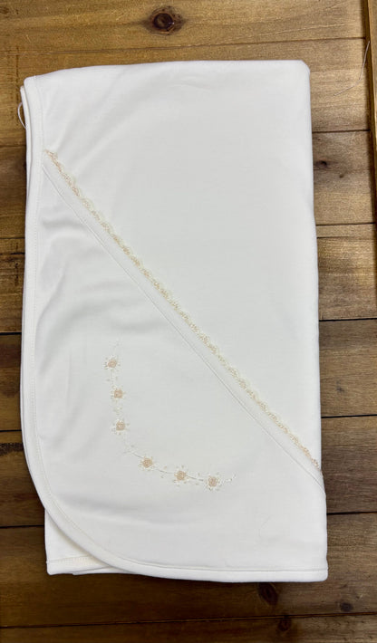 Ivory Rose Embroidery Baby Take-Home Set