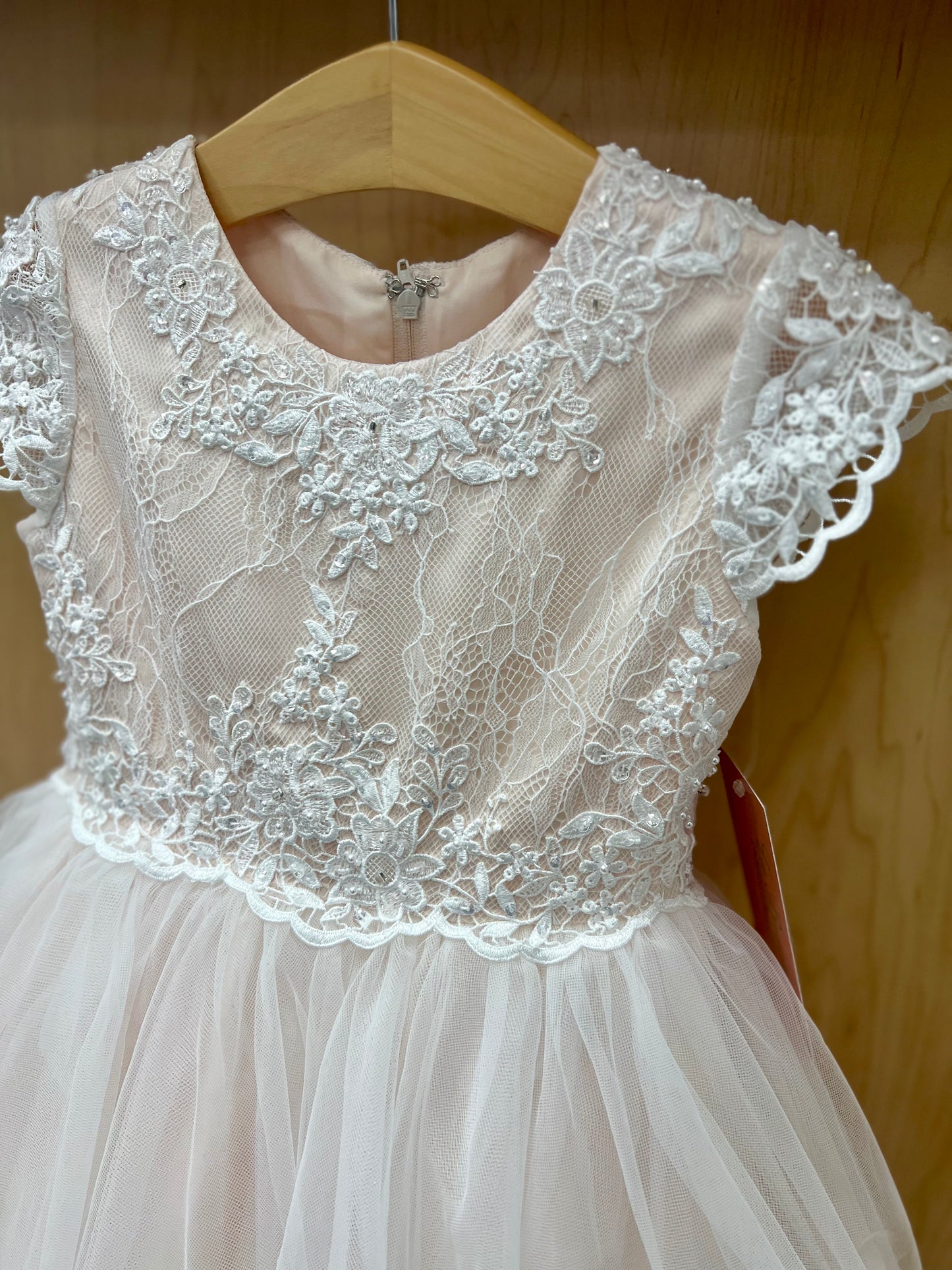 Lace Princess Blush Dress
