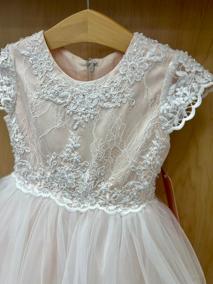 Lace Princess Blush Dress