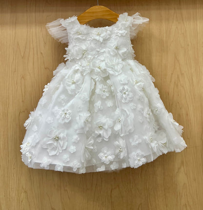 Elegant floral 3D lace Dress