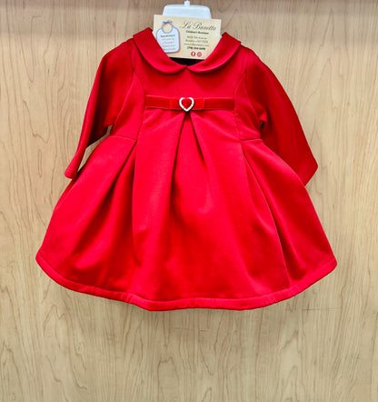Adorable Baby Girls Red Dress By Ninnaoh