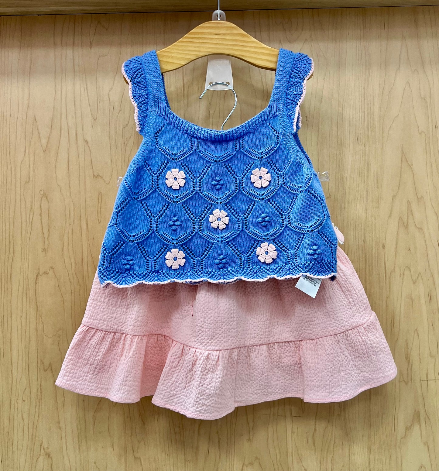 Girls 2pc skirt set knit Top/ SKirt  Set