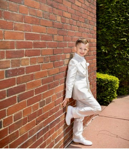 Communion Boys Double  Breasted suit made in Italy