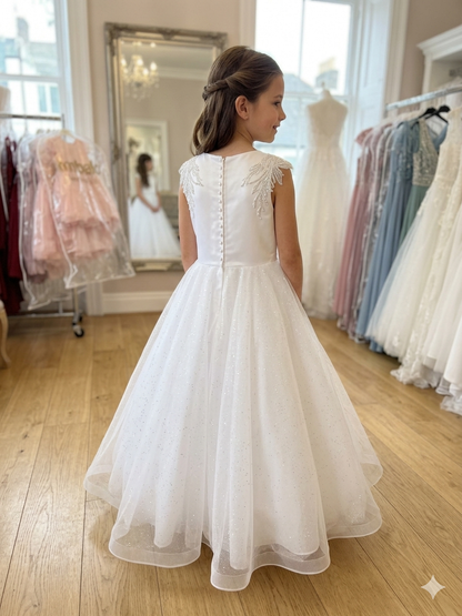 Remi Floral Communion Dress