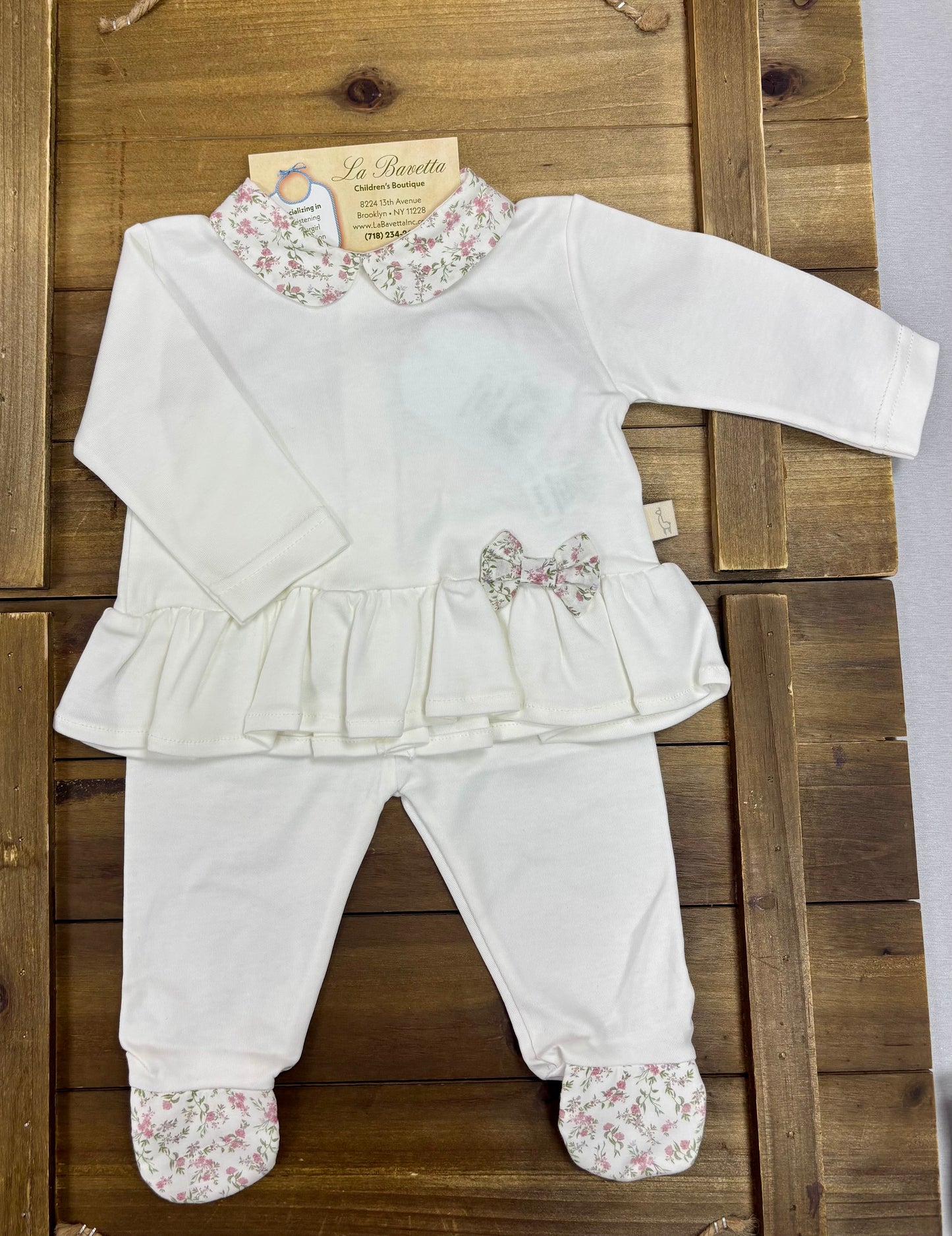 Baby Girl Floral Take-Home Set
