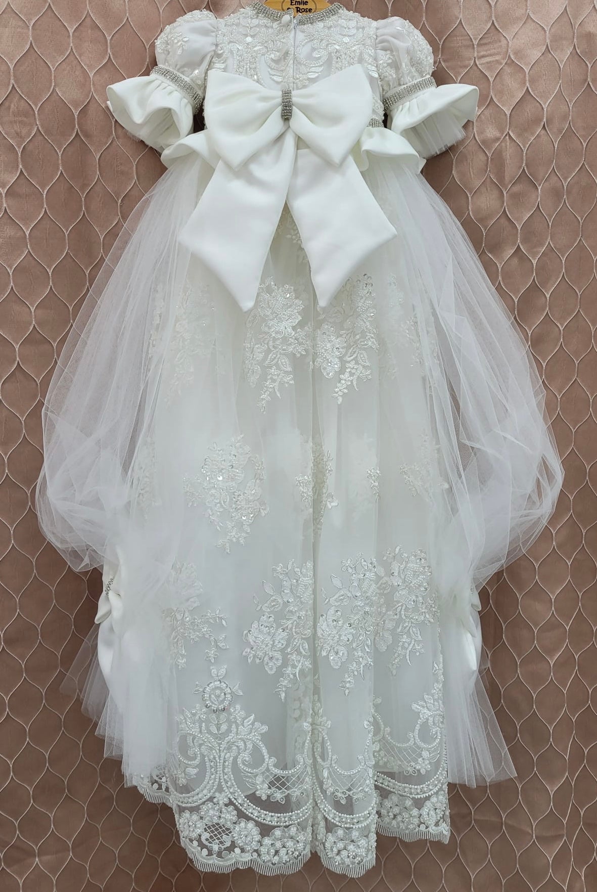 Francesca Christening Girls Dress | Holiday season | La Bavetta | NYC