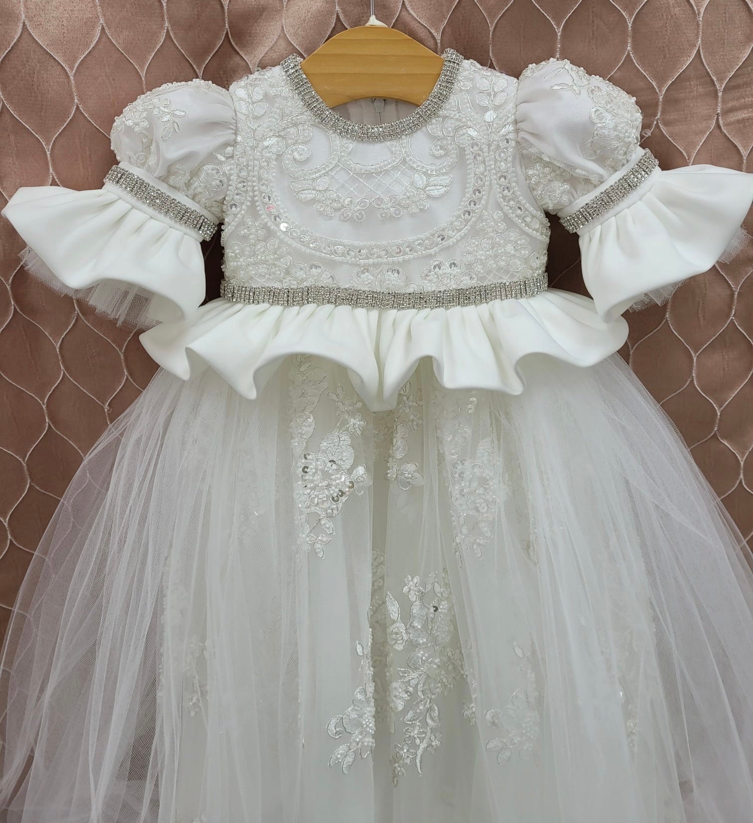Francesca Christening Girls Dress | Holiday season | La Bavetta | NYC