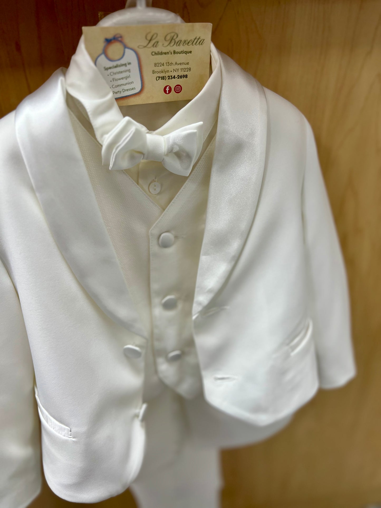 Light Ivory Tux Made in Italy