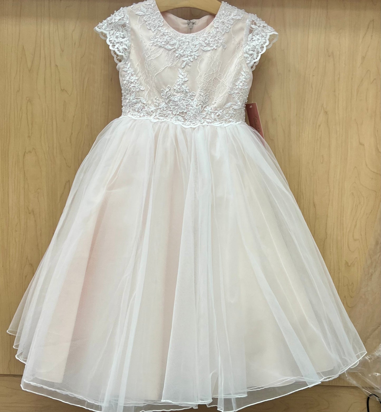 Lace Princess Blush Dress