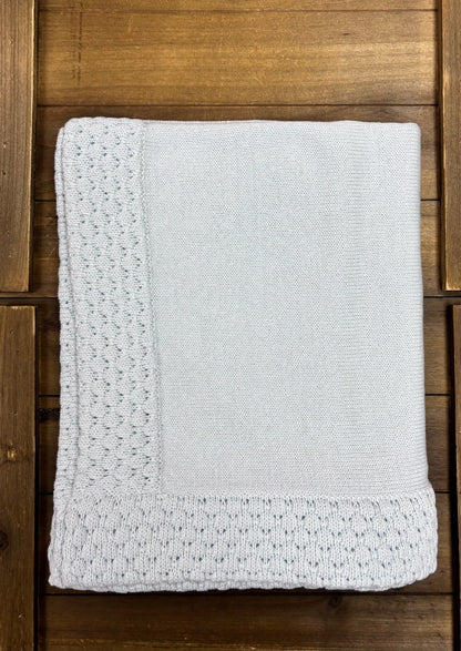 Light Blue Knit Baby Take-Home Set