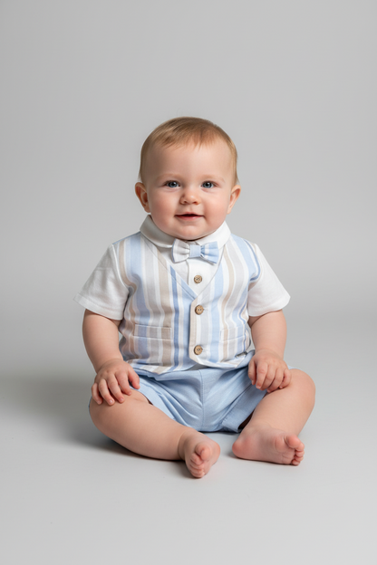 Baby Blue linen cotton Romber DBV241510