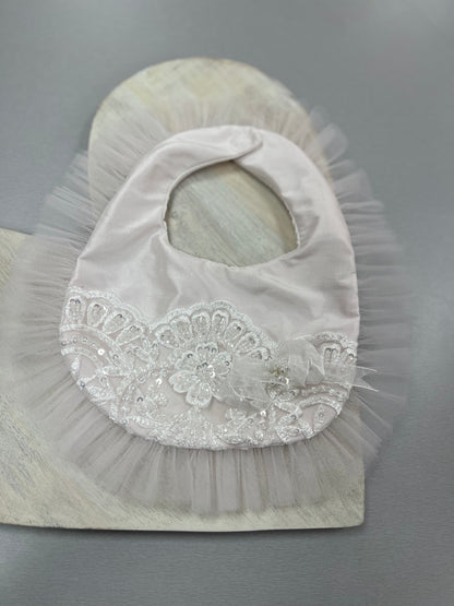Light pink Christening Dress Alexandra