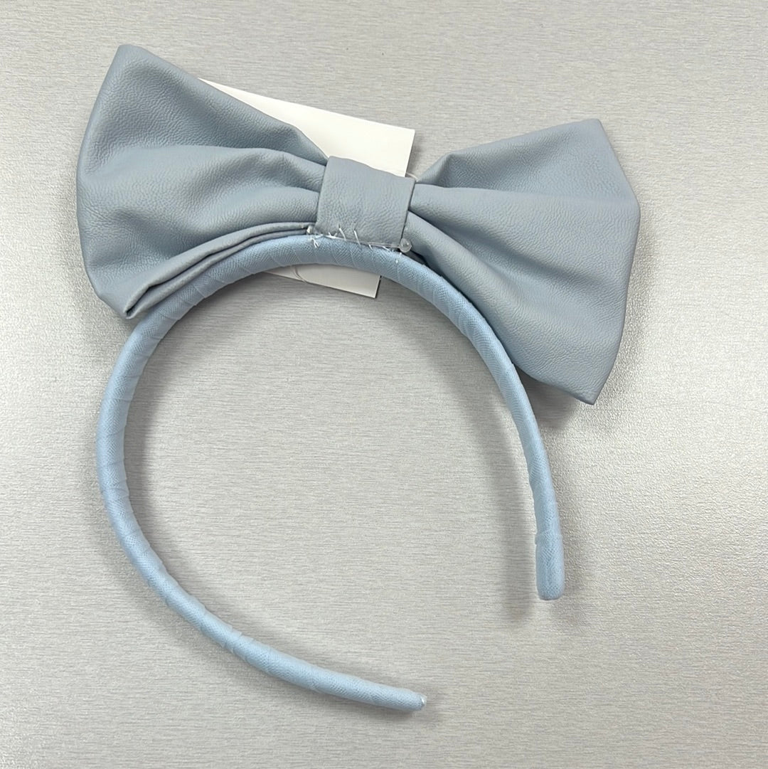 Remi pleather blue headband