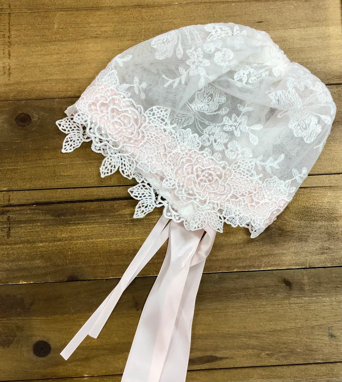 White Lace Romper with lace overlay
