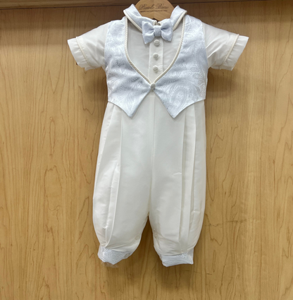 Blue Marcus christening suit