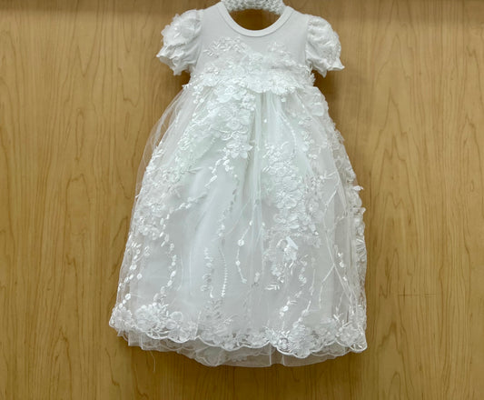 Change after christening 3D lace Dress