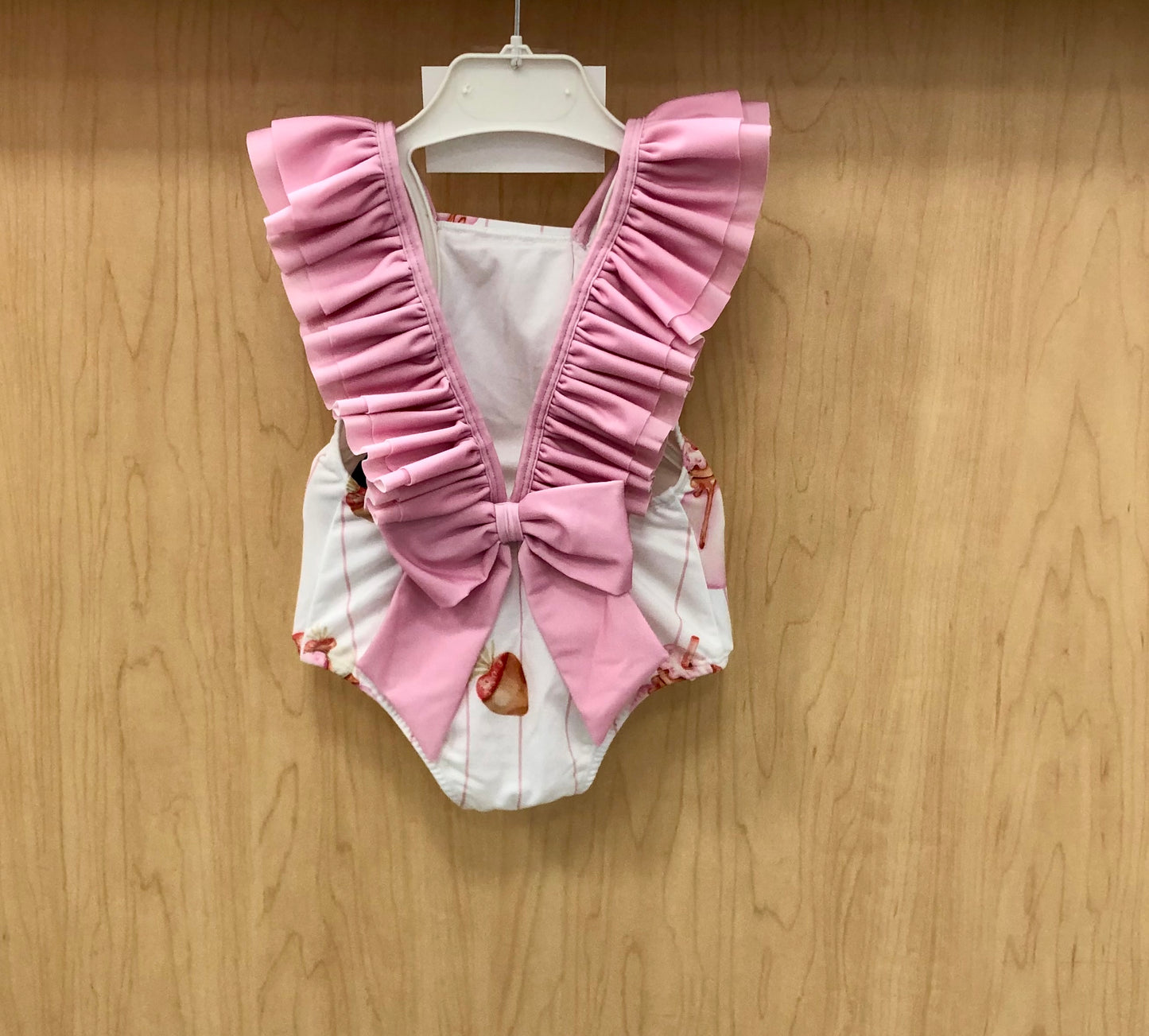 A Berry sweet one piece girls Bathing Suit Made In Europe