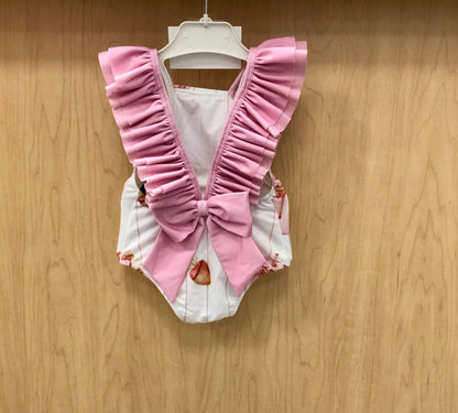 A Berry sweet one piece girls Bathing Suit Made In Europe