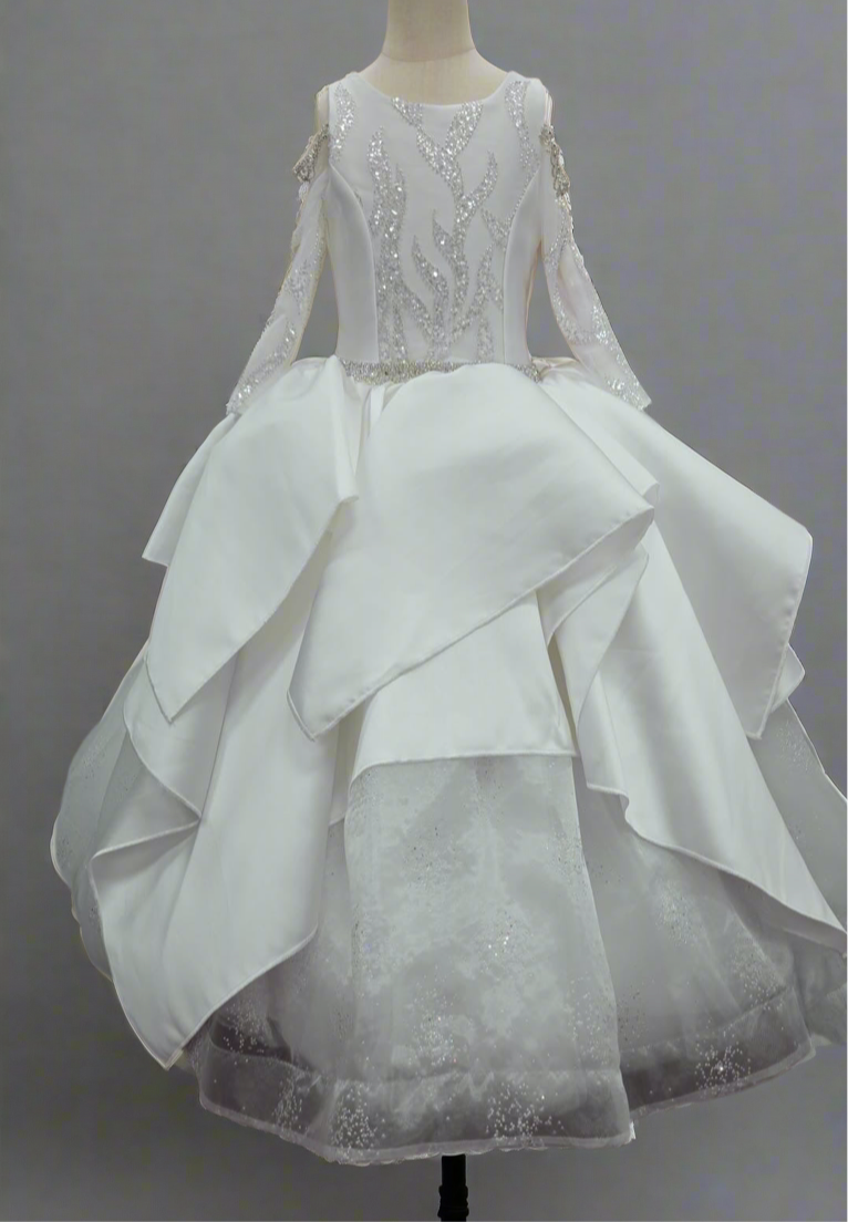Loriana custom couture communion Dress