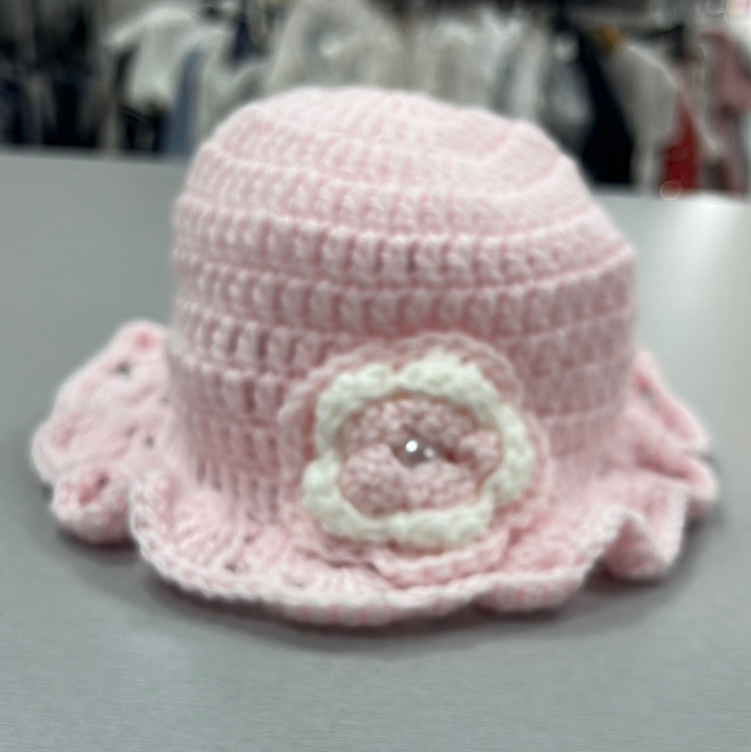 Pink knit Hat