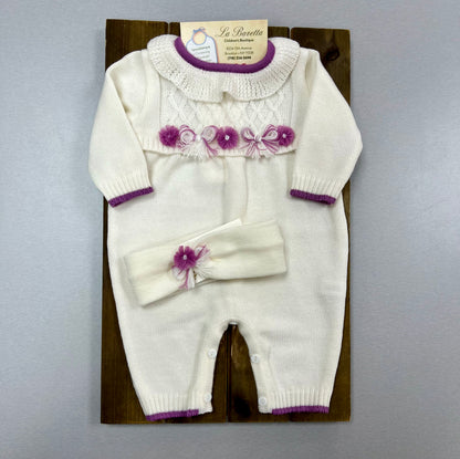 Bimbalo Girls one piece Romper 7353  Made in Italy