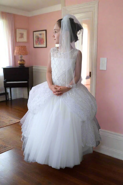Christie Helene Belle couture communion Dress