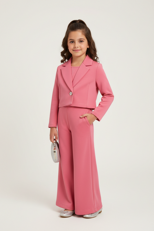 Girls Coral 2pc pants set