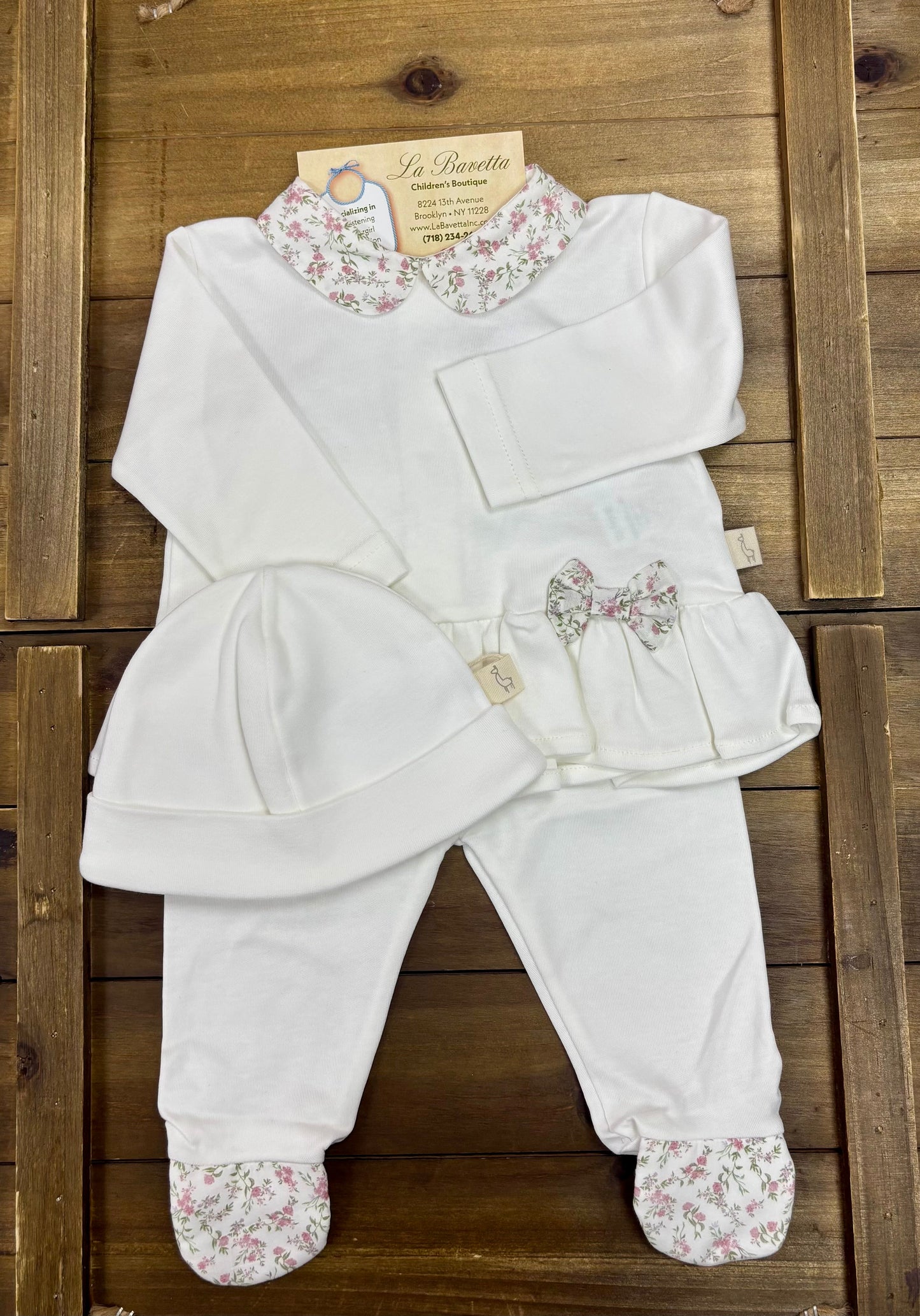 Baby Girl Floral Take-Home Set
