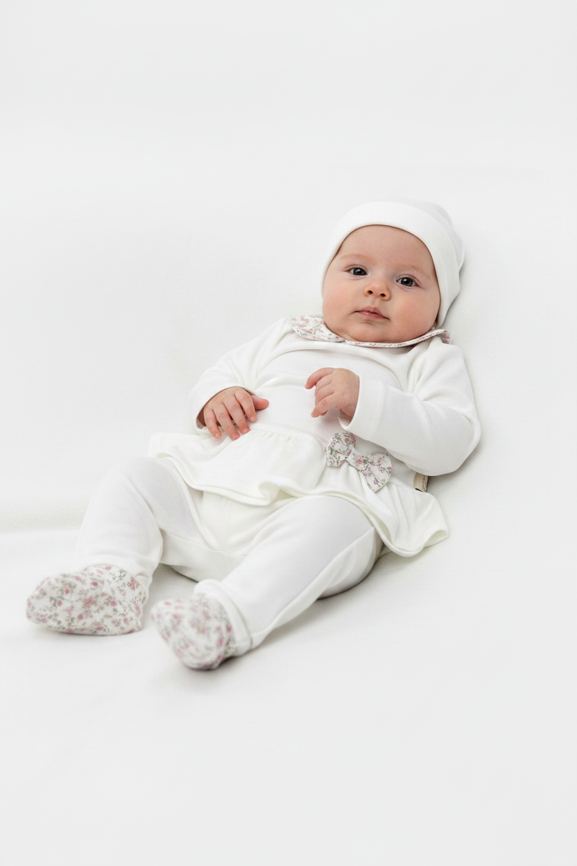 Baby Girl Floral Take-Home Set
