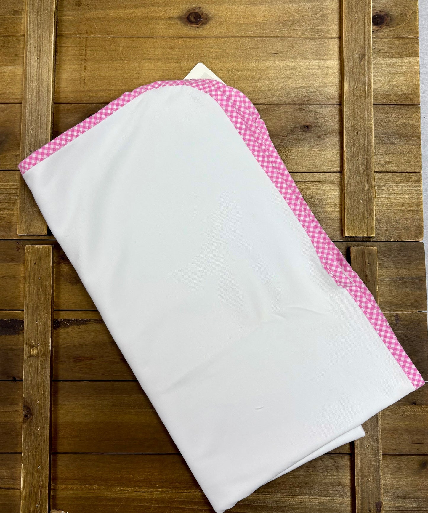Pink Gingham Baby Girl 3-Piece Layette Set