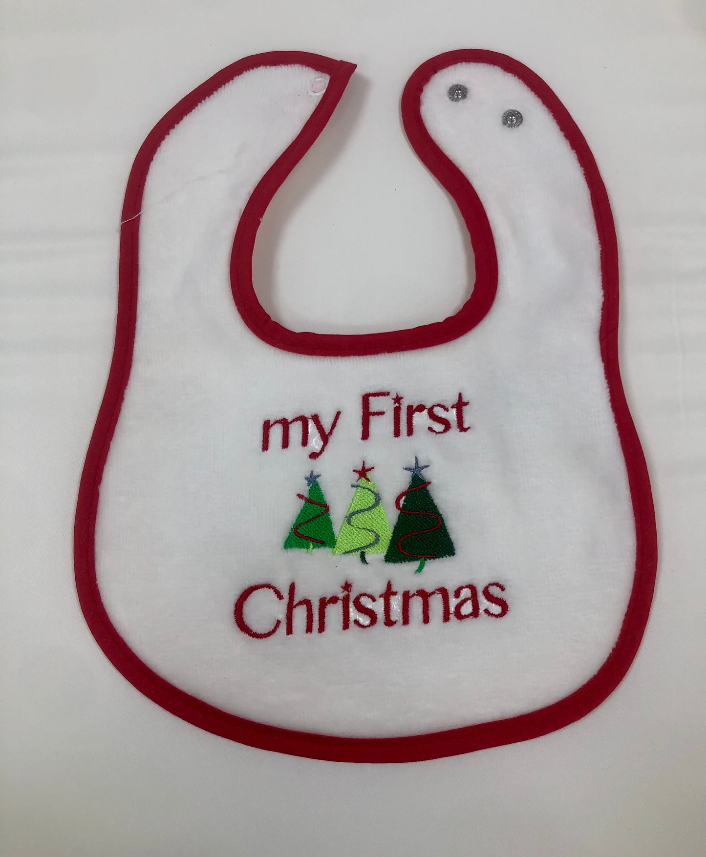 My First Christmas Bib