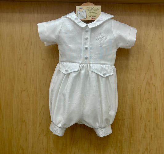 Angelo Boys christening outfit Romper
