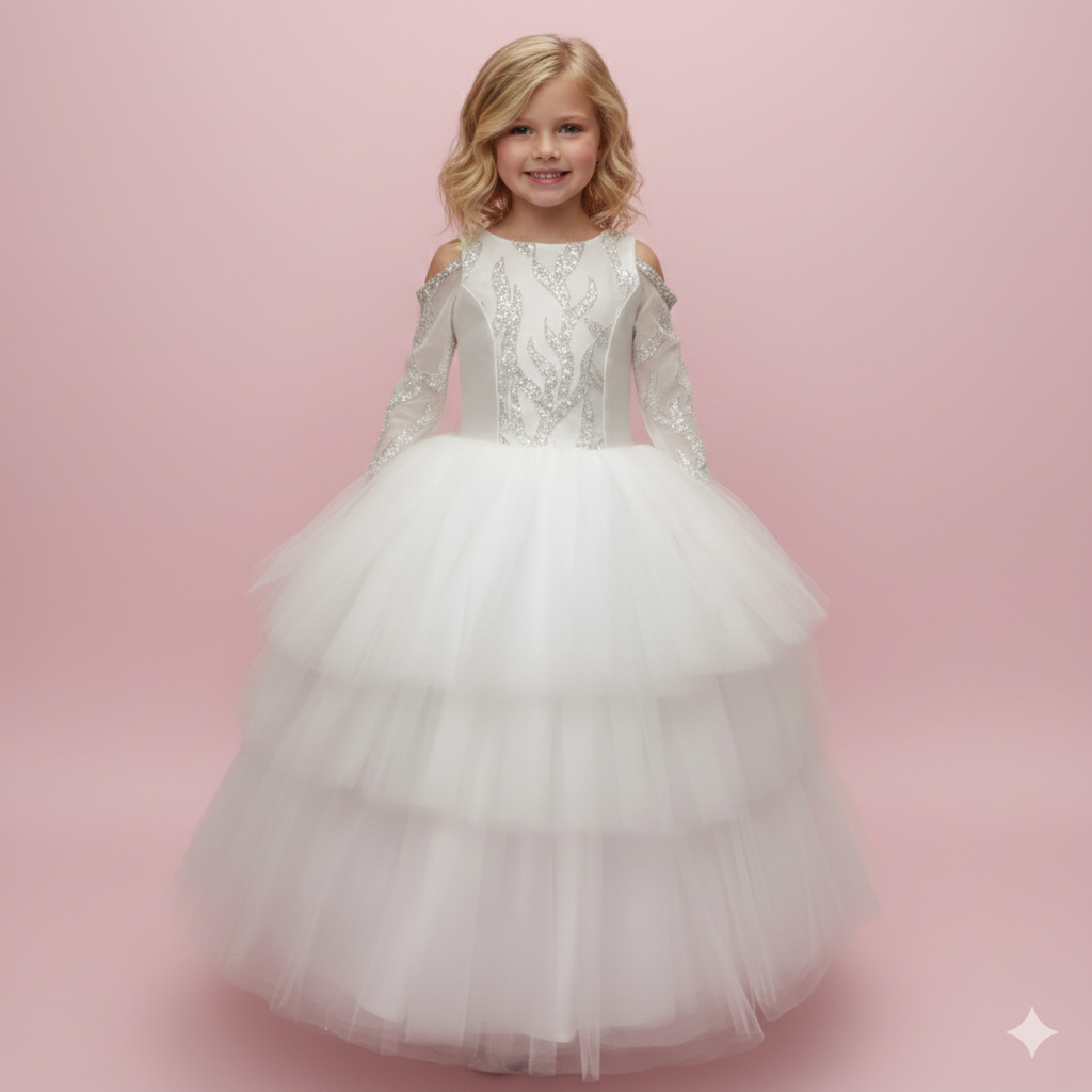 Loriana custom couture Crystal Dream communion Dress