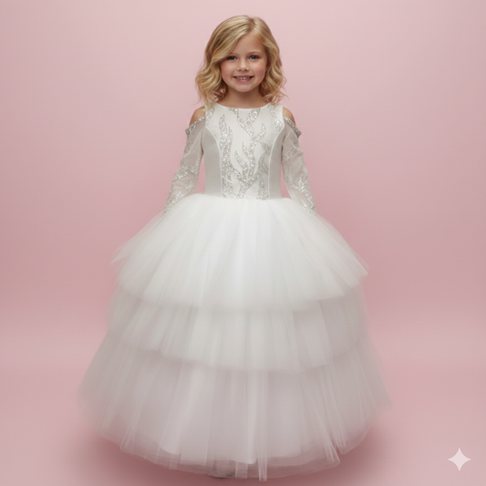 Loriana custom couture Crystal Dream communion Dress