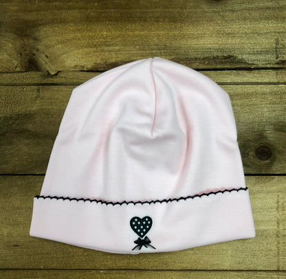 Pink Heart 3-Piece Baby Girl Take-Home Set