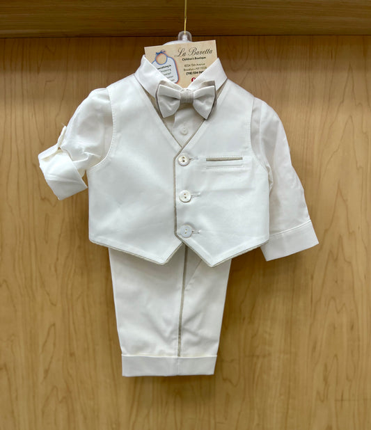 Bimbalo Boys Christian Baptism Outfit | La Bavetta | New York